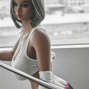IronTech 158cm Realistic love doll with metal skeleton big breast fat ass vagina sex doll sex products for male invented by Automatic Woman